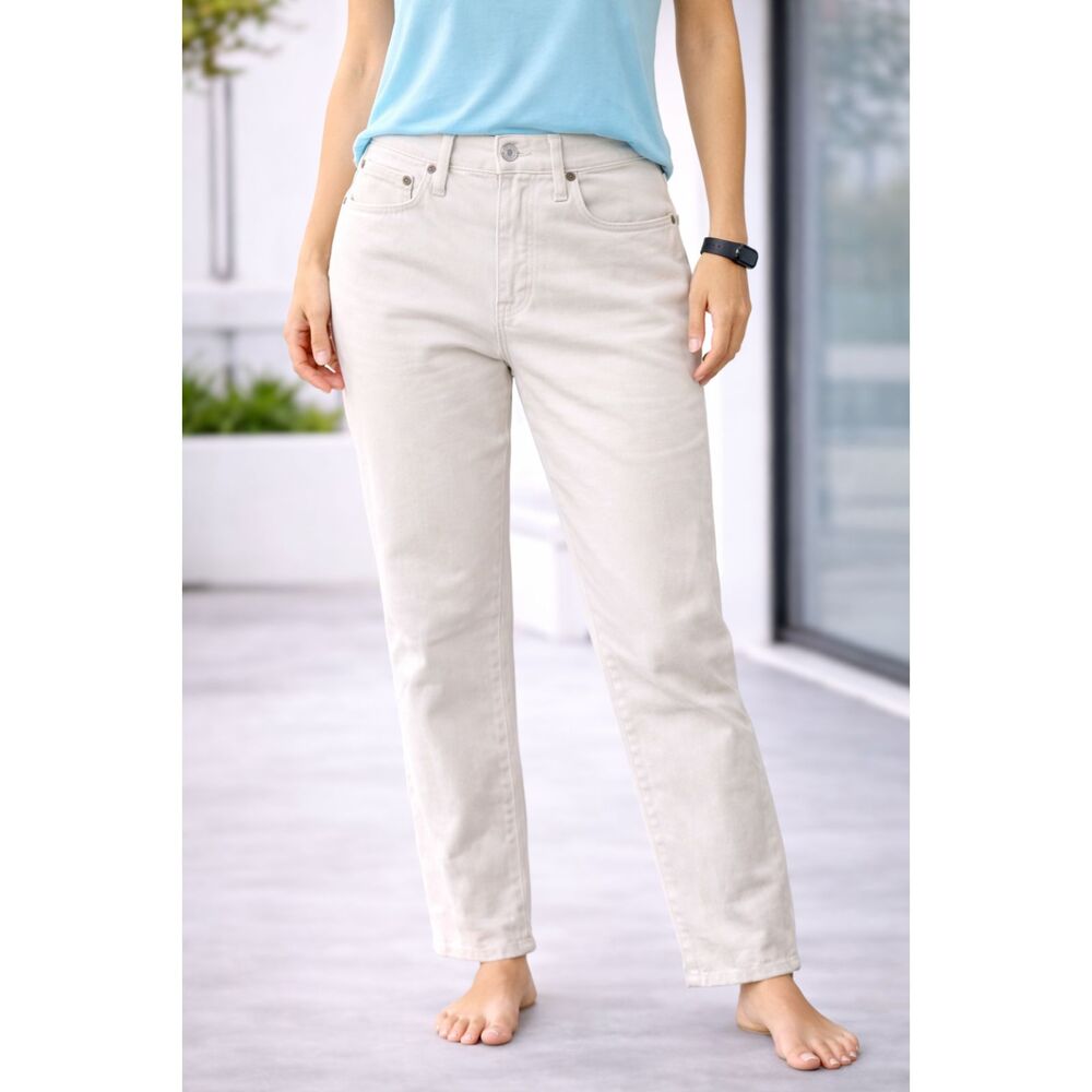 Madewell The Curvy Perfect Vintage Jeans Off-white 16W